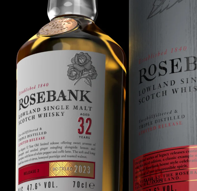 Rosebank 32 Lowland Single Malt Global Release 3