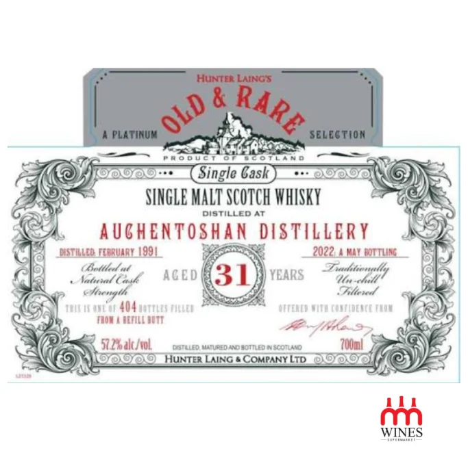 Old And Rare Auchentoshan 1991, 31 Years Old