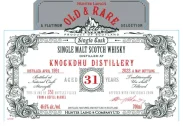 Old And Rare Knockdhu 1991, 31 Years Old
