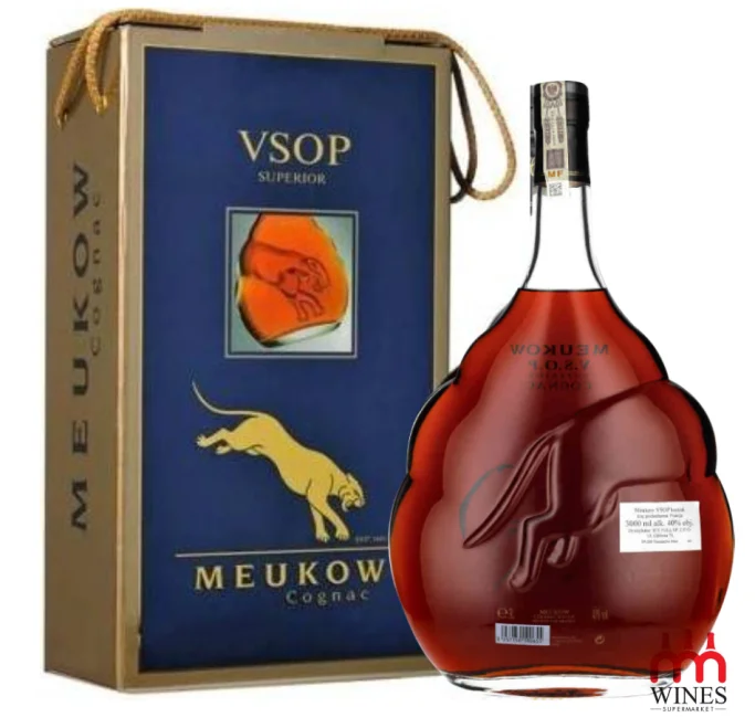 MEUKOW VSOP Cognac 3000ml + Kệ