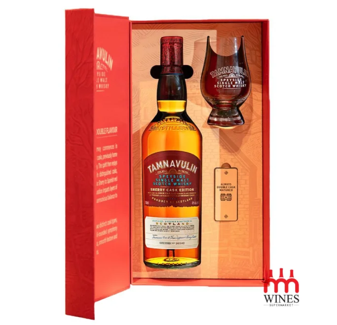 Tamnavulin Sherry Cask Speyside Scotland Gift Box