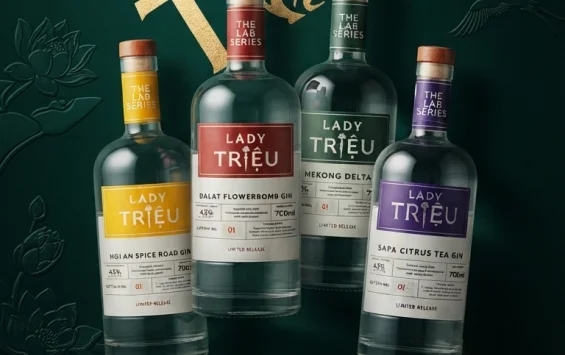 Bộ sưu tập rượu Lady Trieu: Nguồn gốc và hệ sinh thái Gin