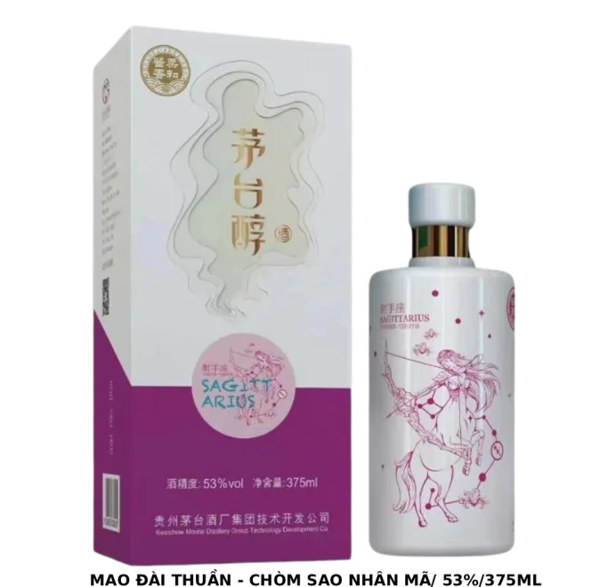 Rượu Mao Đài Thuần 茅台醇 星座酒 - Chòm Sao Cự Giải 375ml