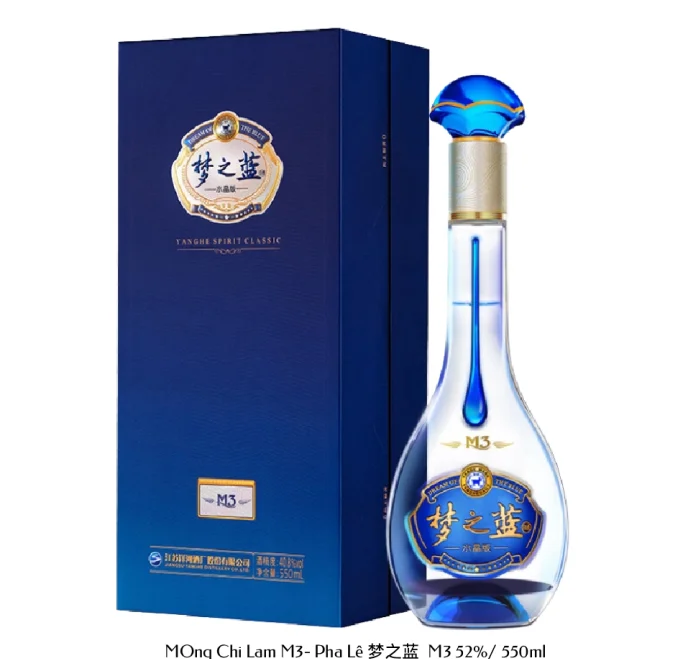 Rượu Mộng Chi Lam M3- Pha Lê 梦之蓝 M3 