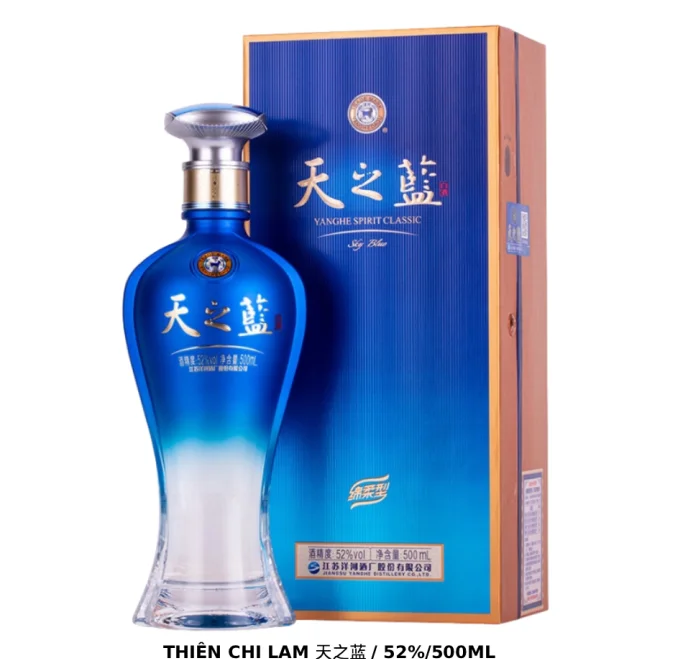 Rượu Thiên Chi Lam 天之蓝 52% 500ml