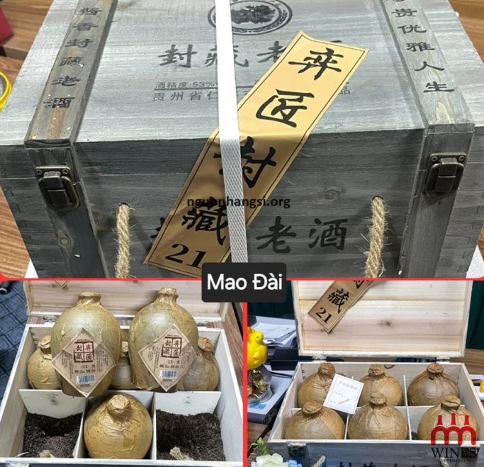 Rượu Mao Đài Hạ Thổ Quý Châu 21YO-25YO-30Y0 53% (500ml x 6)