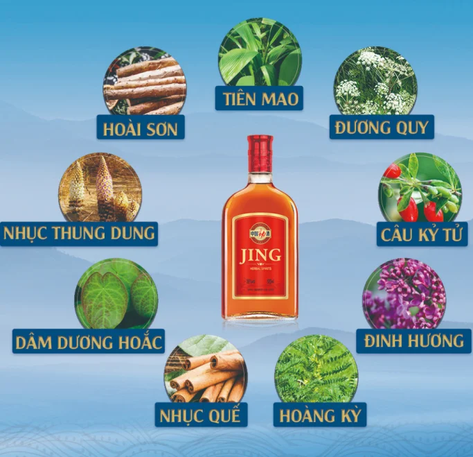 Rượu JING 28% Vol 125ml x 24 chai