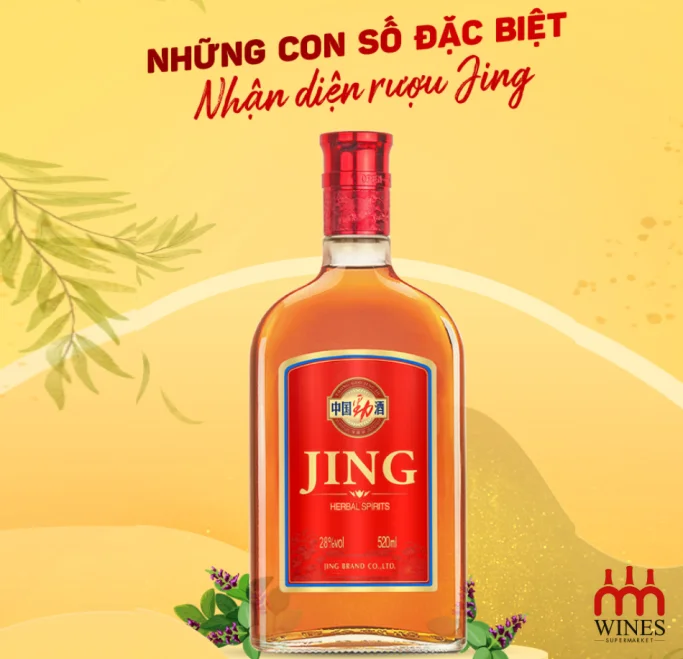 Rượu JING 35% Vol 520ml x 6 Chai