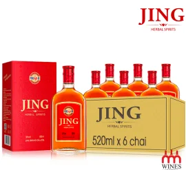 Rượu JING 35% Vol 520ml x 6 Chai