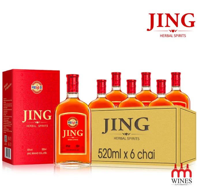 Rượu JING 35% Vol 520ml x 6 Chai