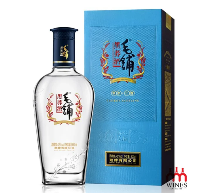 Rượu MAOPU Kiều Mạch Đen 500ml x 6 Chai