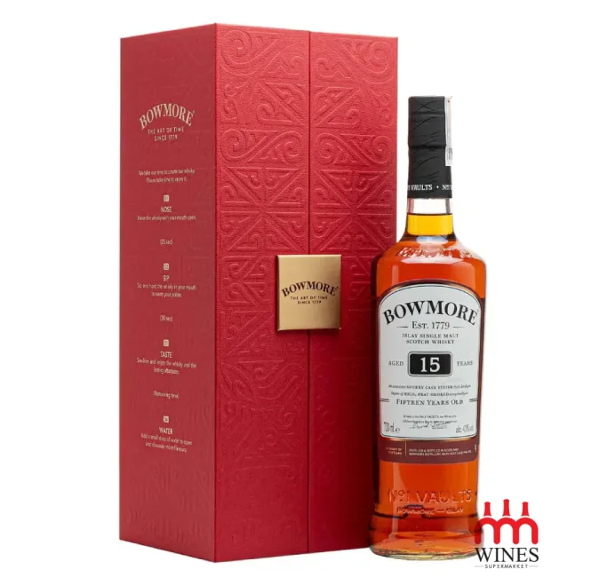 Bowmore 15 years old Gift box