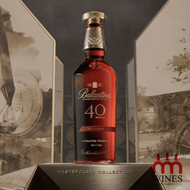 Hương vị Ballantine's 40 YO, tasting notes Ballantine's 40, cảm nhận whisky 40 năm, tầng hương Ballantine's 40, đặc trưng hương vị whisky cao cấp.