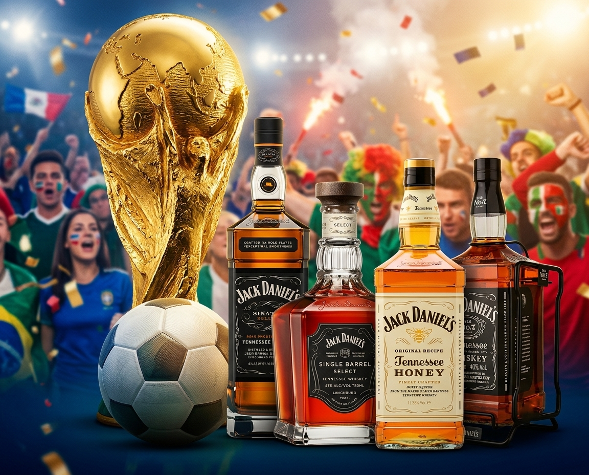 Rượu Jack Daniel's cổ vũ Ronaldo, Jack Daniel's xem bóng đá, cocktail Jack Daniel's cho fan Ronaldo,Các sản phẩm rượu phù hợp để xem bóng đá, thưởng thức Jack Daniel's cùng trận cầu, phong cách tiệc bóng đá Jack Daniel's.