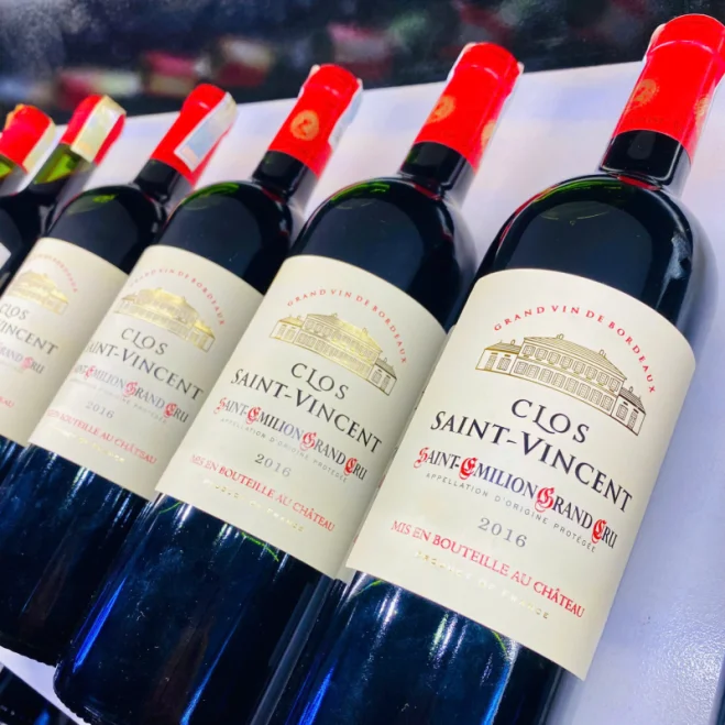 đánh giá rượu vang Clos Saint Vincent, review Clos Saint Vincent Saint Emilion Grand Cru, hương vị vang Saint Emilion Grand Cru, rượu vang Pháp ngon, Clos Saint Vincent có ngon không.