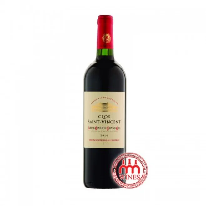 mua rượu Clos Saint Vincent chính hãng, giá rượu Clos Saint Vincent Saint Emilion, phân phối rượu vang Pháp cao cấp, địa chỉ bán vang Saint Emilion, mua vang Pháp làm quà tặng.