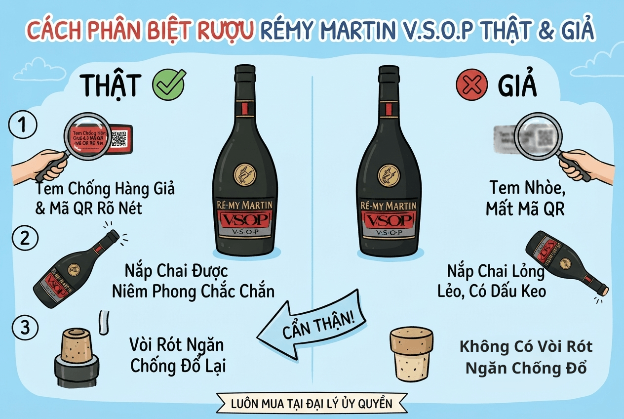 Remy Martin thật giả