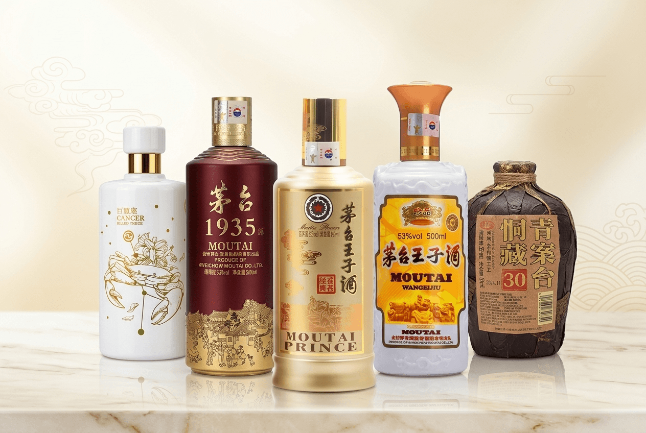 Tổng hợp các loại rượu mao đài