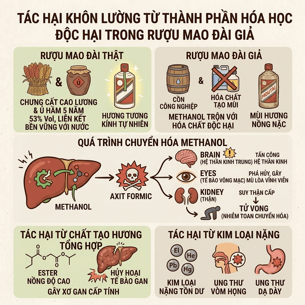 phân biệt rượu Mao Đài Phi Thiên