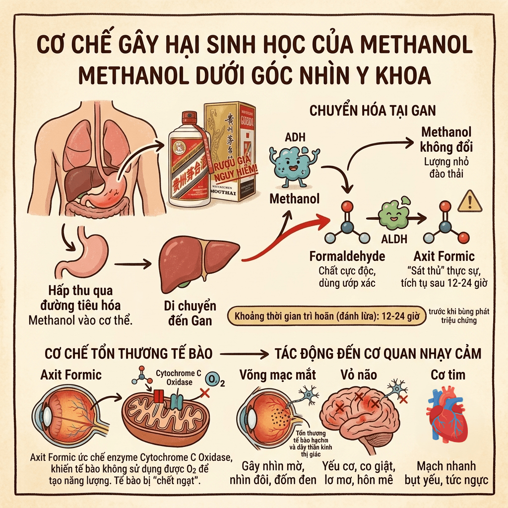 cơ chế gây hại của mao đài giả