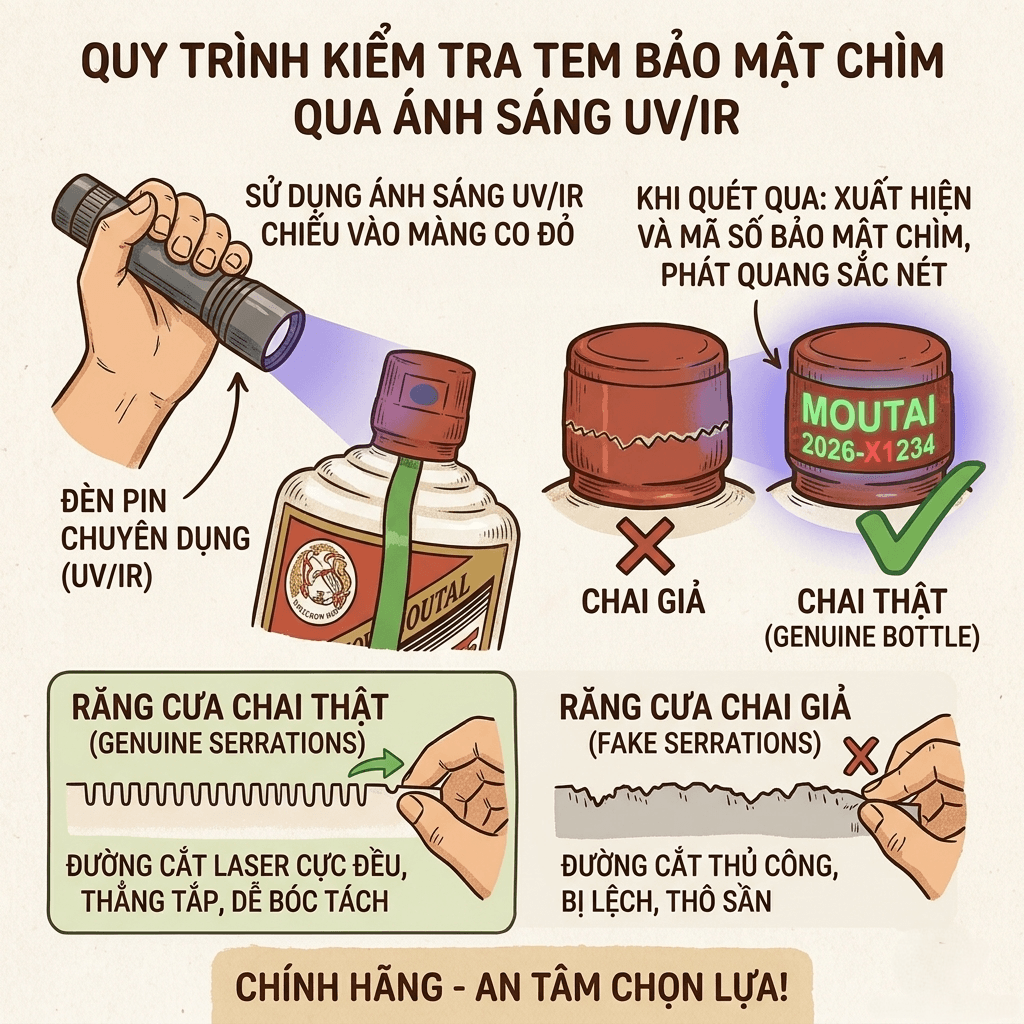 phân biệt rượu Mao Đài Phi Thiên