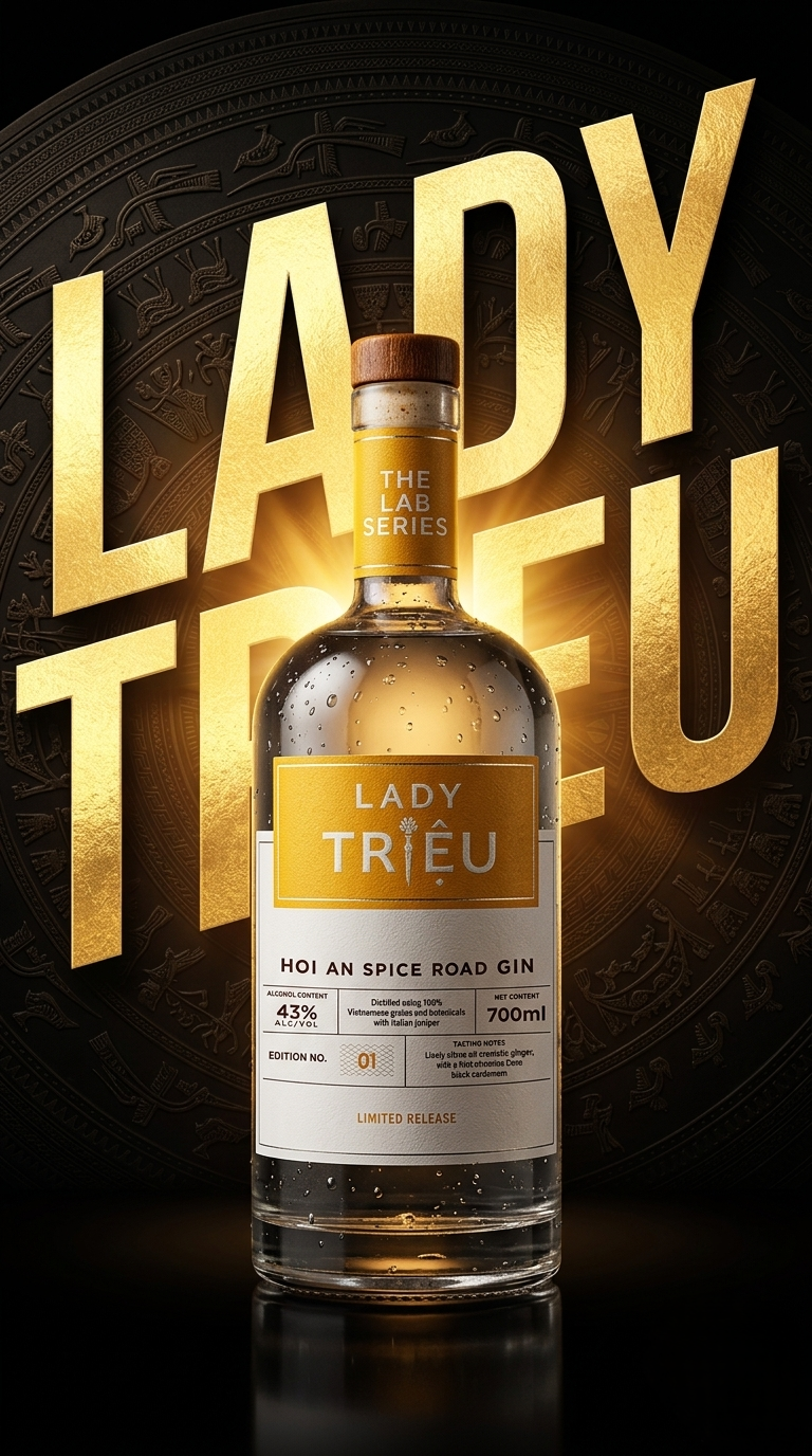 quy trình chưng cất rượu Lady Trieu, kỹ thuật sản xuất gin thủ công, thảo mộc làm rượu Lady Trieu